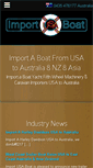 Mobile Screenshot of import-usa-boat.com.au